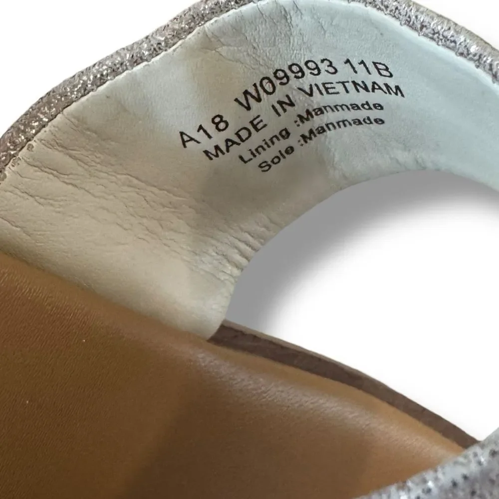 Cole Haan Womens Pink Rose Gold Double Strap Leather Slide Sandals Size 11 - Picture 10 of 10